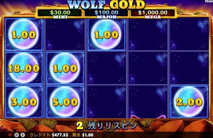 Wolf Goldのプレイ画像