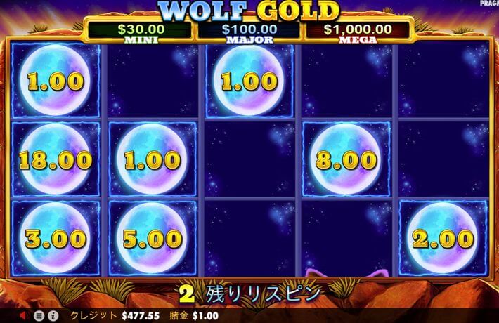 Wolf Goldのプレイ画像