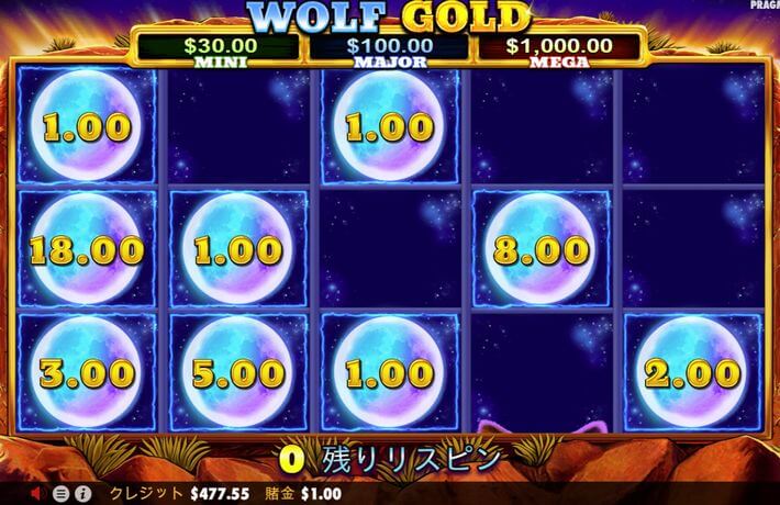 Wolf Goldのプレイ画像