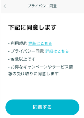 ラッキーデイズカジノの登録手順の画像