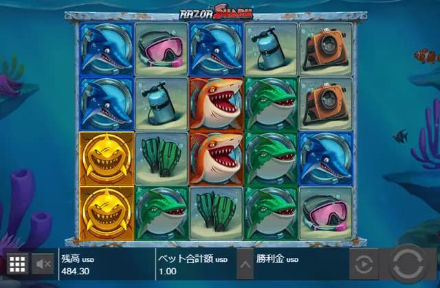 razor sharkのプレイ画像