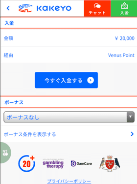 kakeyoカジノの画像