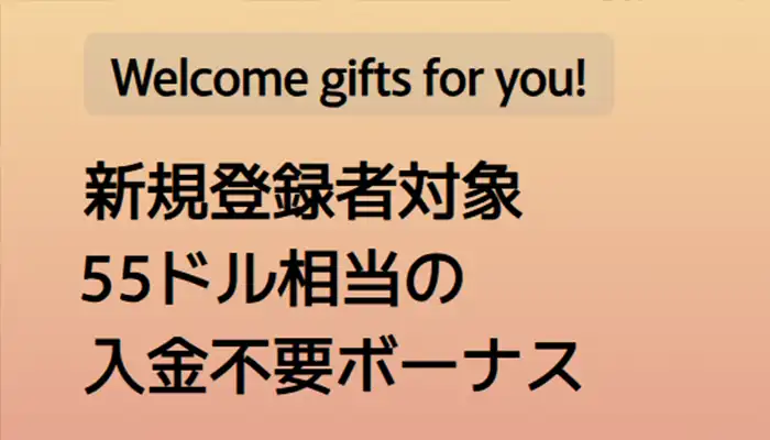 スロットツアーズの【$55】入金不要ボーナスの画像